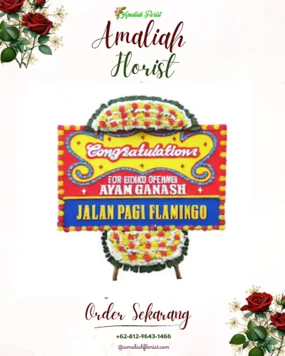 Bunga Papan Congratulation di Atria Hotel Malang